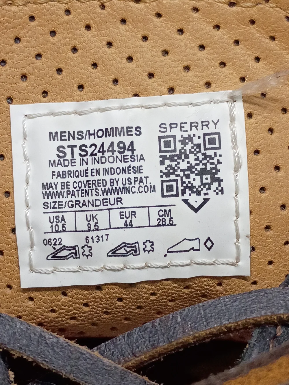 Sperry GOLD  CUP Black Leather Boat Shoes with Tan Trim. Men's 10.5M Like NEW!!!